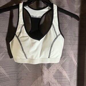 Bally Black and White Sports Bra